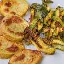 BAKED POTATO AND ZUCCHINI GRATIN